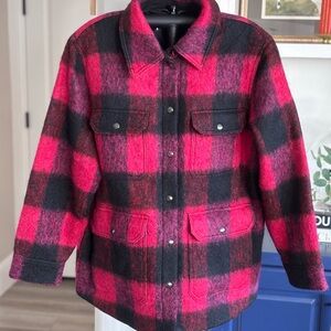 NWT Ladies Banana Republic Plaid Jacket, M